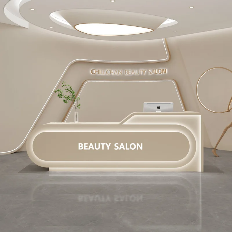 Beauty Makeup Institute - كاونتر الدفع، كاونتر استقبال التجميل، منصة