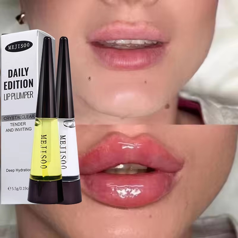 Lip Gloss Plumping - بلسم شفاه سريع الترطيب لتكبير الشفاه،