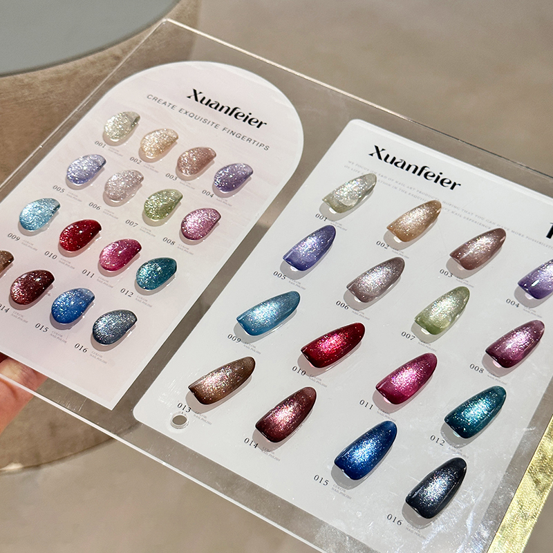 Gel Nail Polish - مجموعة طلاء أظافر جل عين القط