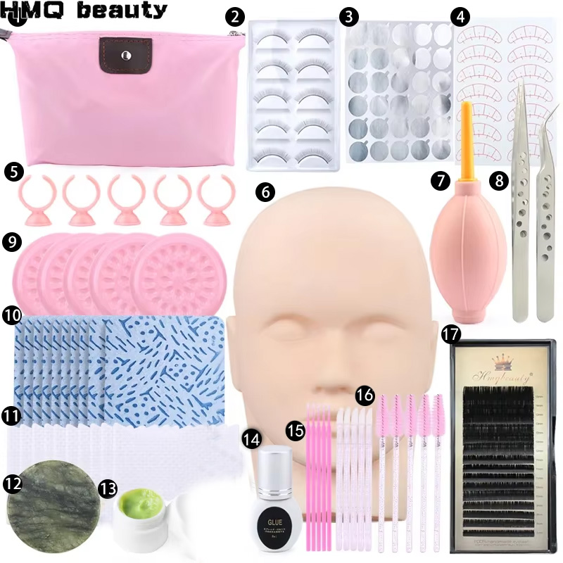Beauty Makeup Training - مجموعة التدريب لتطبيق وصلات الرموش الصناعية