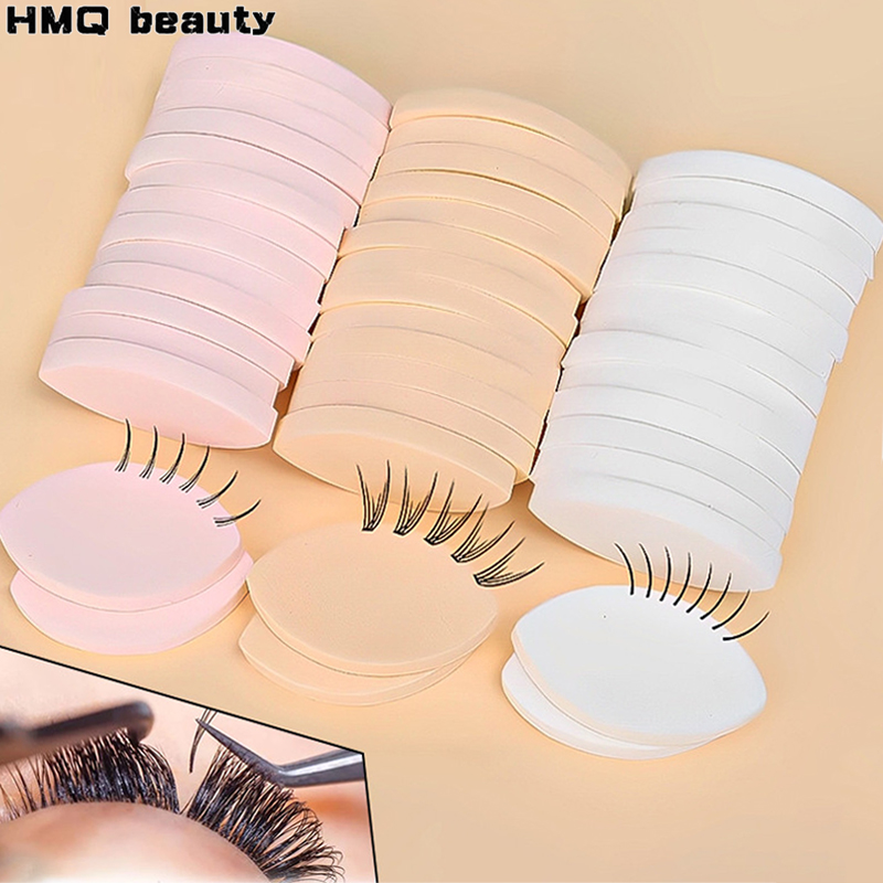 Beauty Makeup Training - 50/10 قطعة إسفنجة لينة وهمية رمش