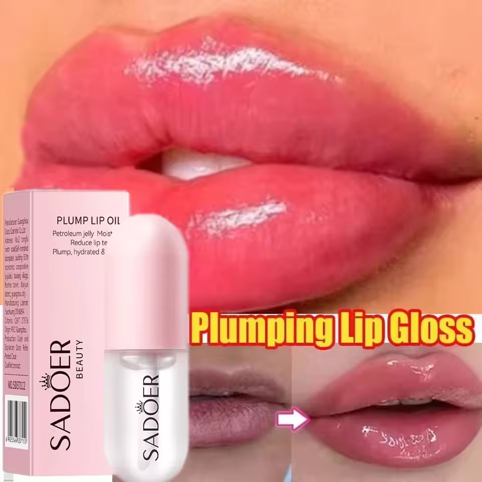 زيت أساسي لتكبير الشفاه، عناية - مراجعة Lip Gloss Plumping وسعره