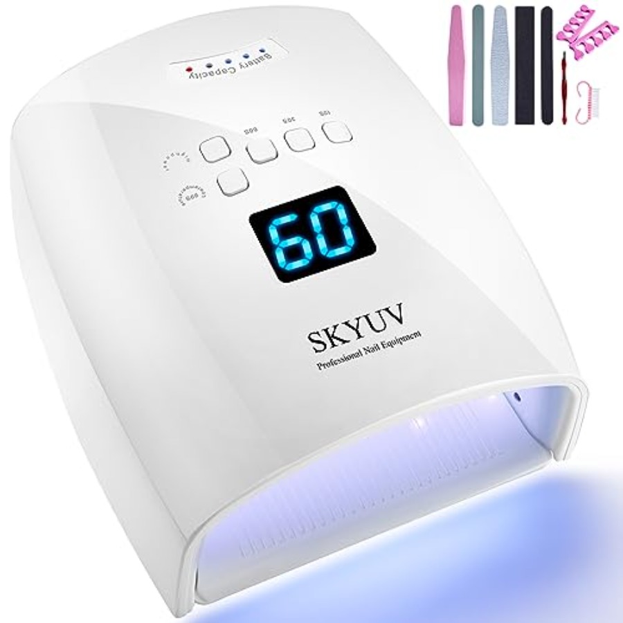 مصباح أظافر LED قابل لإعادة ال - مراجعة Gel Nail Polish وسعره