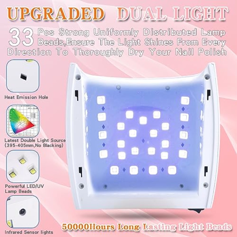مصباح أظافر LED قابل لإعادة ال - مراجعة Gel Nail Polish وسعره