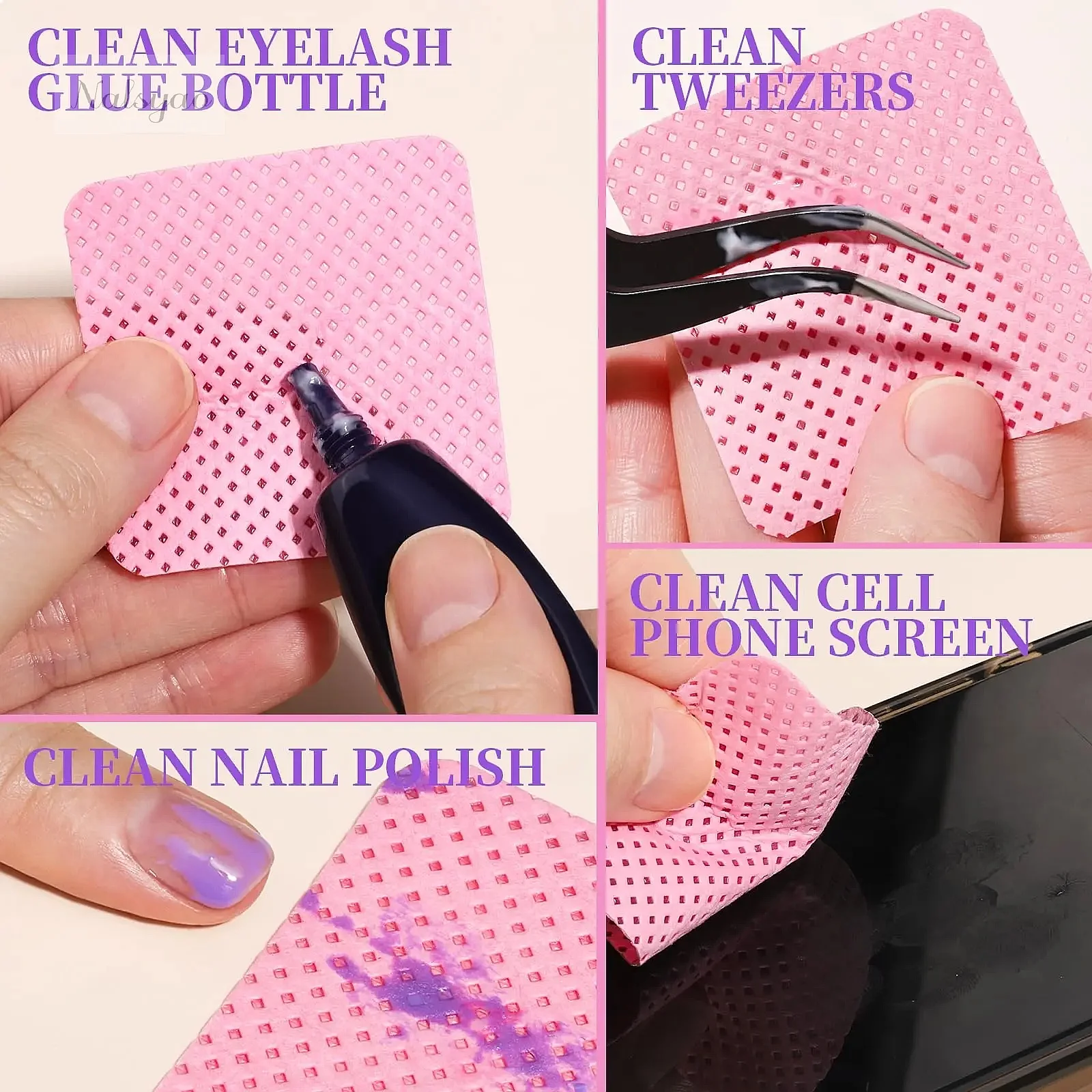 200 قطعة مناديل تنظيف الأظافر  - مراجعة Gel Nail Polish وسعره